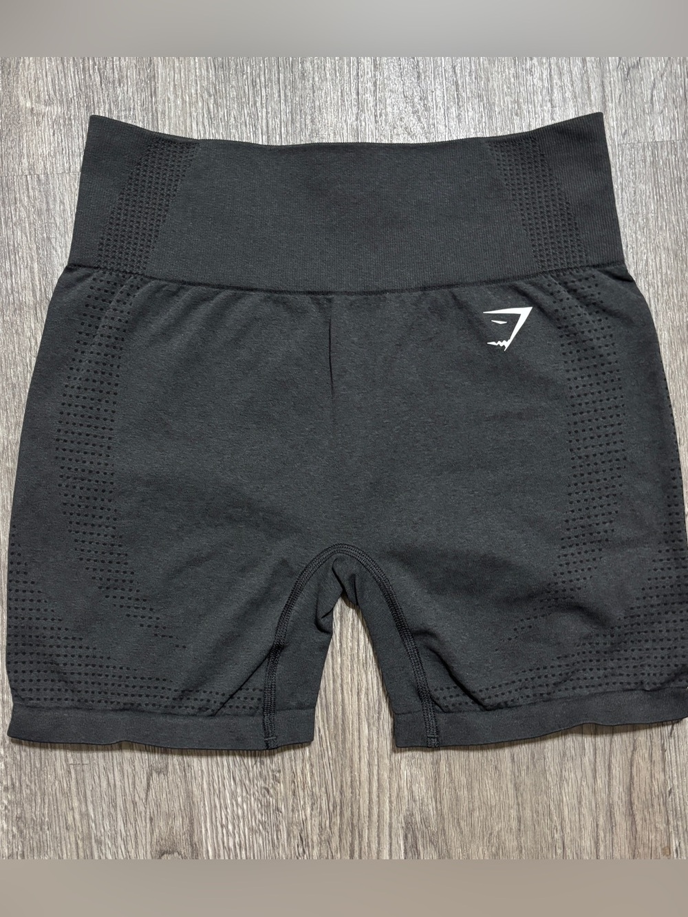 Gymshark Seamless High Waisted Workout Shorts Black Women’s Size L